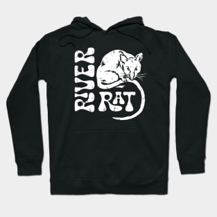 River Rat - White Rat Hoodie